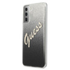 Guess GUHCS21MPCUGLSBK S21+ G996 czarny/black hardcase Glitter Gradient Script