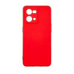 Beline Etui Silicone Oppo Reno 7 4G czerwony /red