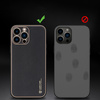 DUX DUCIS YOLO ELEGANT CASE MADE OF SOFT TPU AND PU LEATHER FOR IPHONE 13 PRO BLACK