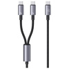 USAMS Kabel 2w1 2xUSB-C 72W 1,2m          Aluminum Alloy Data Cable Sufeng Series SJ740USB101 (US-SJ740)