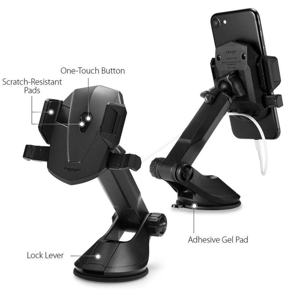 Spigen TS35 Car Cockpit Phone Holder - Black