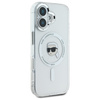 Karl Lagerfeld KLHMP16SHLSKIH iPhone 16 6.1" biały/white hardcase IML Metal Karl Head MagSafe