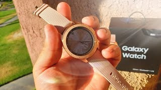 [OUTLET] Samsung Galaxy Watch 42mm Gold R810 bez paska Grade AB