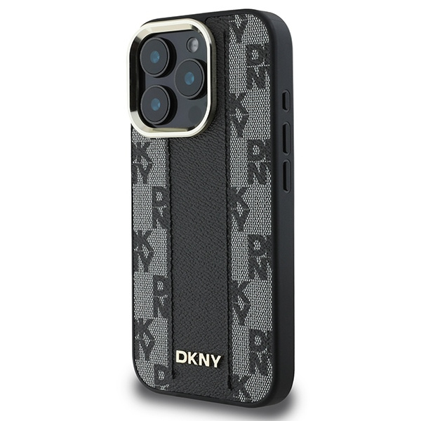 DKNY DKHMP16LPCPVSLK iPhone 16 Pro6.3" czarny/black hardcase Checkered Pattern Magsafe