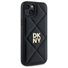 DKNY DKHCP15MPQDSLK iPhone 15 Plus 6.7"  czarny/black Quilted Stack Logo