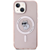 KARL LAGERFELD KLHMP15SHFCCNOP IPHONE 15 / 14 / 13 6.1" RÓŻOWY/PINK HARDCASE IML CHOUPETTE MAGSAFE