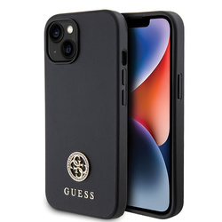 Guess GUHCP15MPS4DGPK iPhone 15 Plus / 14 Plus 6.7" czarny/black hardcase Strass Metal Logo