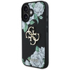 Etui Guess Grained Roses Big 4G logo do  iPhone 16 czarny