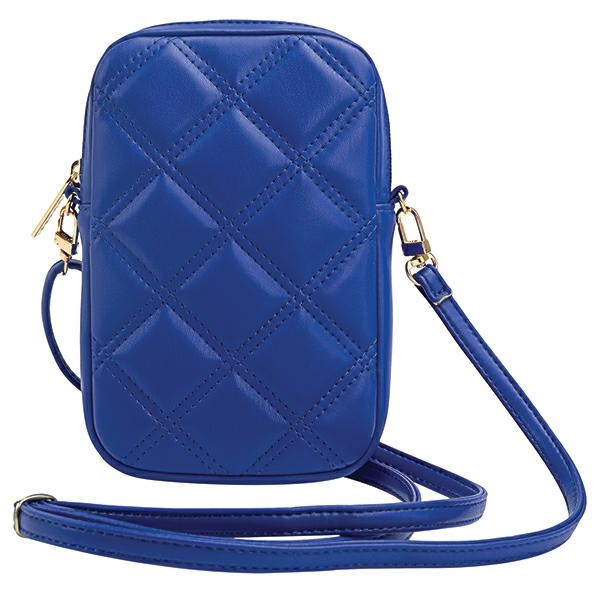 Guess Torebka GUWBZPSQSSGBniebieski/blue Zip Quilted 4G