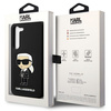 Karl Lagerfeld Silicone Ikonik Case for Samsung Galaxy S23+ - Black