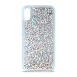 CASE ETUI LIQUID GLITTER TPU SAMSUNG GALAXY S20  / S11 E SREBRNY