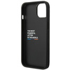 Etui BMW Leather Stamp Tricolor na iPhone 14 Plus - czarne