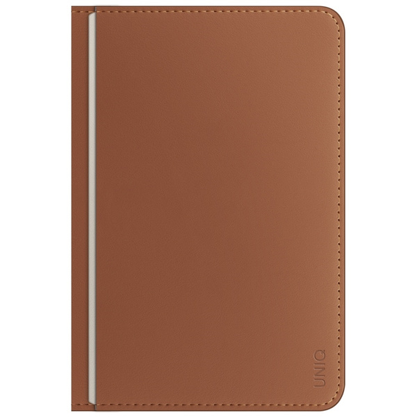 Etui na paszport UNIQ Belmont z Apple    Find My blokada RFID karmelowy beżowy
