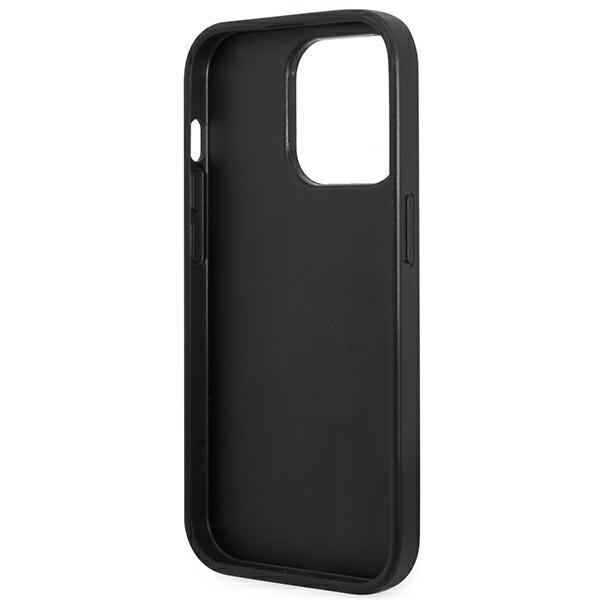 Guess GUHCP14XG4GLGR iPhone 14 Pro Max6,7" szary/grey hard case 4G Stripe Collection