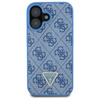 Guess GUHCP16SP4TDPB iPhone 166.1" niebieski/blue hardcase Leather 4G Triangle Strass