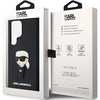KARL LAGERFELD KLHCS24L3DRKINK S24 ULTRA S928 CZARNY/BLACK HARDCASE 3D RUBBER IKONIK