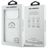 Etui Karl Lagerfeld IML Karl RSG Logo    MagSafe do iPhone 17 Pro Max przezroczysty