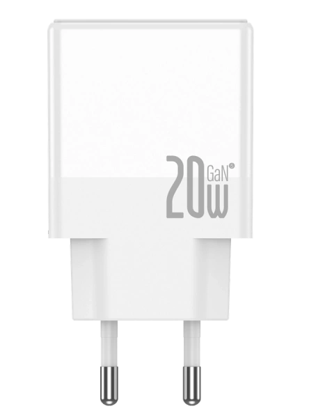 JELLICO ładowarka sieciowa EU57 PD 20W 1xUSB-C + 1xUSB QC3.0 Biały