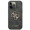 Guess GUHCP13X4GMGGR iPhone 13 Pro Max 6,7" szary/grey hardcase 4G Big Metal Logo