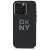 DKNY DKHCP16LSMCBSK iPhone 16 Pro 6.3"   czarny/black hardcase Liquid Silicone Metal Logo