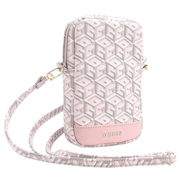 Guess Torebka GUWBZPGCSPGPróżowy/pink Zip GCube Bottom Stripe
