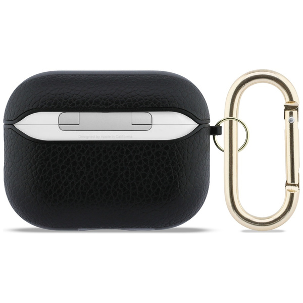 Etui Guess Grained Classic Logo do       AirPods Pro 3 czarny