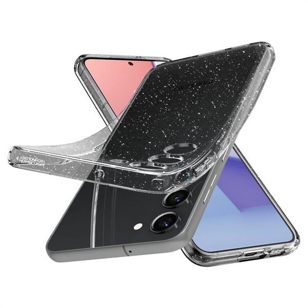 Etui Spigen Liquid Crystal na Samsung Galaxy S23 - przezroczysto-brokatowe
