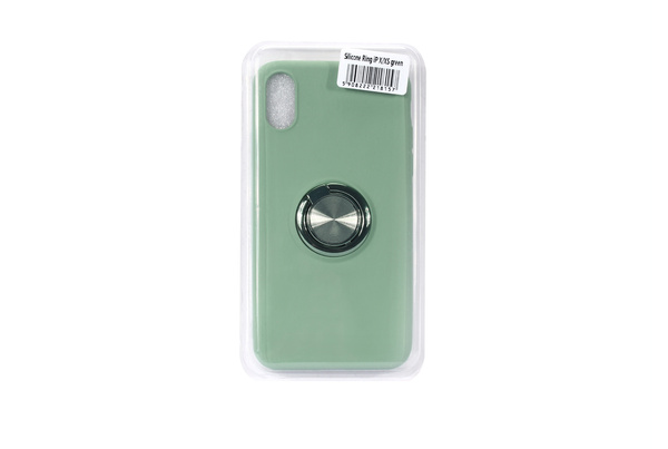 ETUI SILICONE RING IPHONE 12 MINI ZIELONE