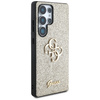 Etui Guess Fixed Glitter Big 4G Metal    Logo do Samsung Galaxy S25 Ultra złoty