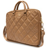 Guess Torba GUCB15ZPSQSSGW 16"brązowy/brown Quilted 4G