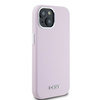 DKNY DKHMP15SSMCHLP iPhone 15 / 14 / 136.1" różowy/pink hardcase Liquid Silicone Small Metal Logo MagSafe
