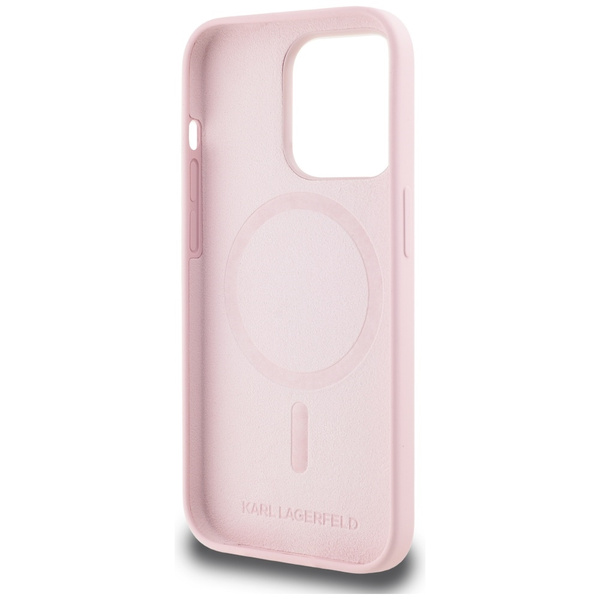 Etui Karl Lagerfeld Silicone             Karl&Choupette MagSafe do iPhone 14 Pro Max różowy