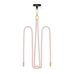 TECH-PROTECT C2S ROPE CROSSBODY STRAP BABY PINK/GOLD