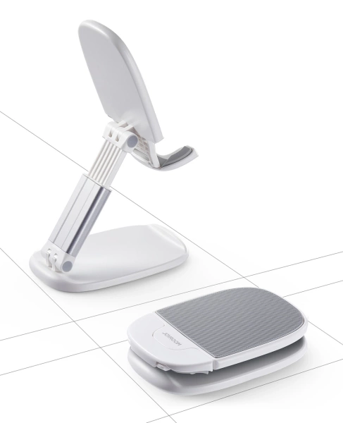 Joyroom JR-ZS371 foldable stand for phone and tablet with height adjustment - white
