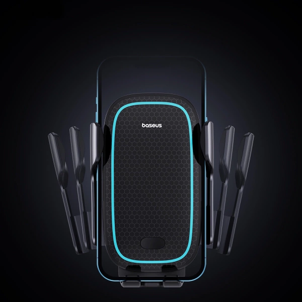 Baseus Milky Way Pro Series BS-CM023 car holder for air vent with 15W inductive charger - black