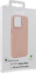 PURO ICON MAG PRO - iPhone 15 Pro Max MagSafe Rose Case