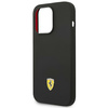 Ferrari FEHCP14LSIBBK iPhone 14 Pro 6.1" black/black hardcase Silicone Metal Logo