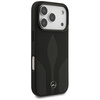Etui Mercedes Leather The Move MagSafe   do iPhone 17 Pro czarny