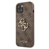 Guess GUHCP13M4GMGBR iPhone 13 / 14 / 15brązowy/brown hardcase 4G Big Metal Logo