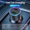 JELLICO car charger F8 PD 40W 2xUSB-C Black