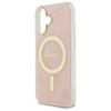 Guess GUHMP16SH4STP iPhone 16 6.1" różowy/pink hardcase IML 4G MagSafe