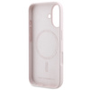 Karl Lagerfeld KLHMP16MSCMKCRHP iPhone 16 Plus różowy/pink HC MagSafe Silicone KC Heads Ring