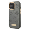 Guess GUHMP13LSAPSTG iPhone 13 Pro / 13 6,1" szary/grey hardcase Peony Logo Plate MagSafe