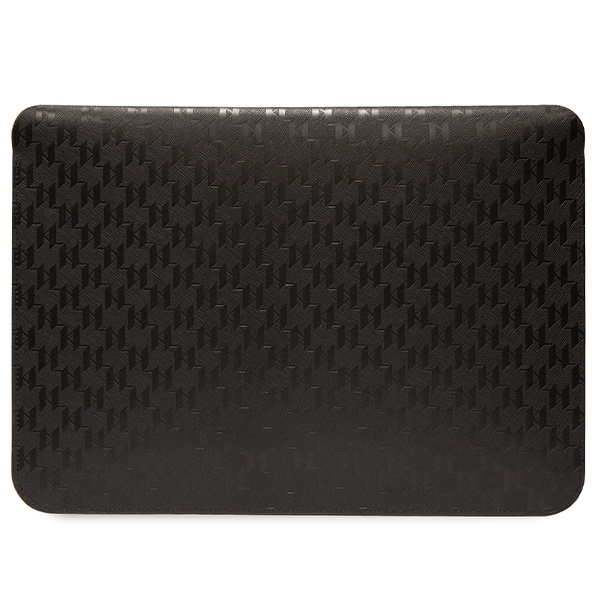 Pokrowiec Karl Lagerfeld Saffiano Monogram Ikonik na laptopa 14" - czarny