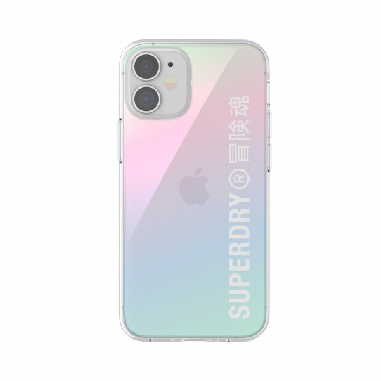 SUPERDRY SNAP CASE CLEAR IPHONE 12 MINI HOLOGRAPHIC