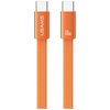 Kabel USAMS U96 60W USB-C do USB-C 1.2m  pomarańczowy