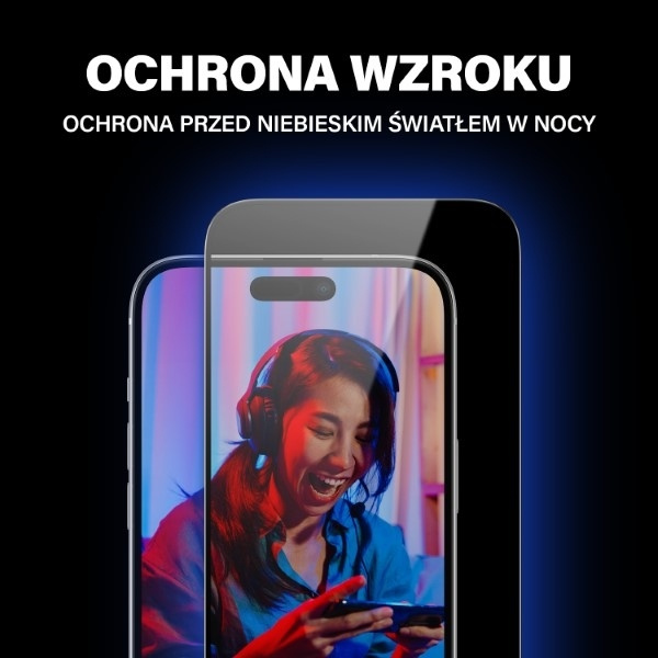 PanzerGlass Ultra-Wide Fit iPhone 15 Plus 6.7" 2in1 Screen Protection Anti-reflective+Anti-Blue Easy Aligner Included 2815