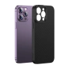 Armored case for iPhone 14 Pro compatible with MagSafe Baseus Synthetic Fiber tempered glass - black