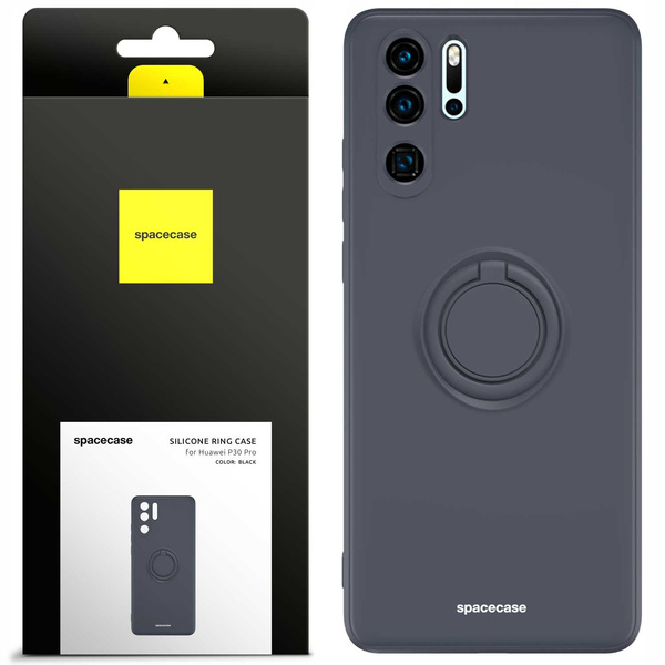 Spacecase Etui Silicone Ring Huawei P30 Pro black