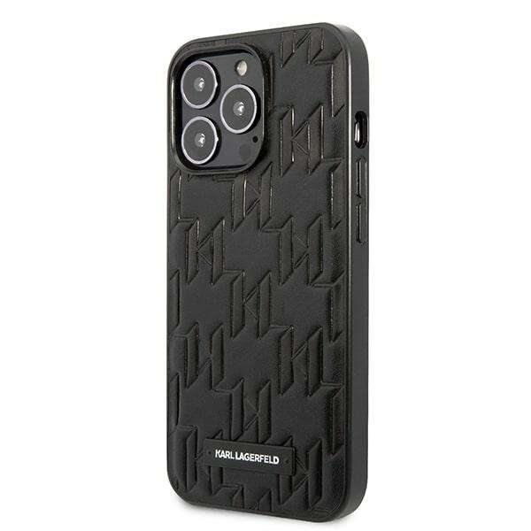 Karl Lagerfeld KLHCP13LMNMP1K iPhone 13 Pro / 13 6.1 "hardcase black / black Monogram Plaque